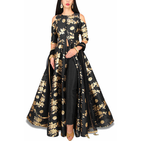 Temperament Big Swing Skirt National Wind Bronzing Strapless Chiffon Long Skirt Temperament Big Swing Skirt National Wind Bronzing Strapless Chiffon Long Skirt