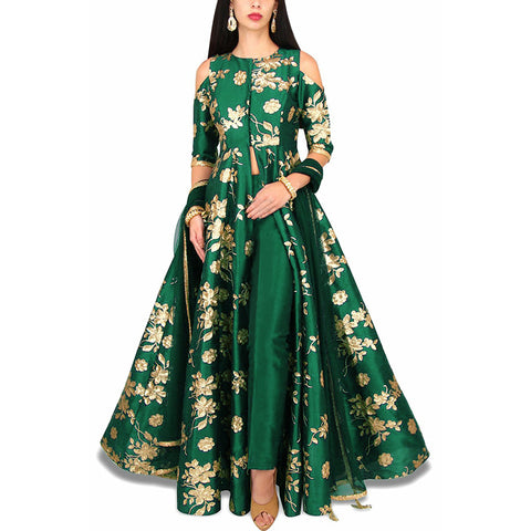 Temperament Big Swing Skirt National Wind Bronzing Strapless Chiffon Long Skirt Temperament Big Swing Skirt National Wind Bronzing Strapless Chiffon Long Skirt