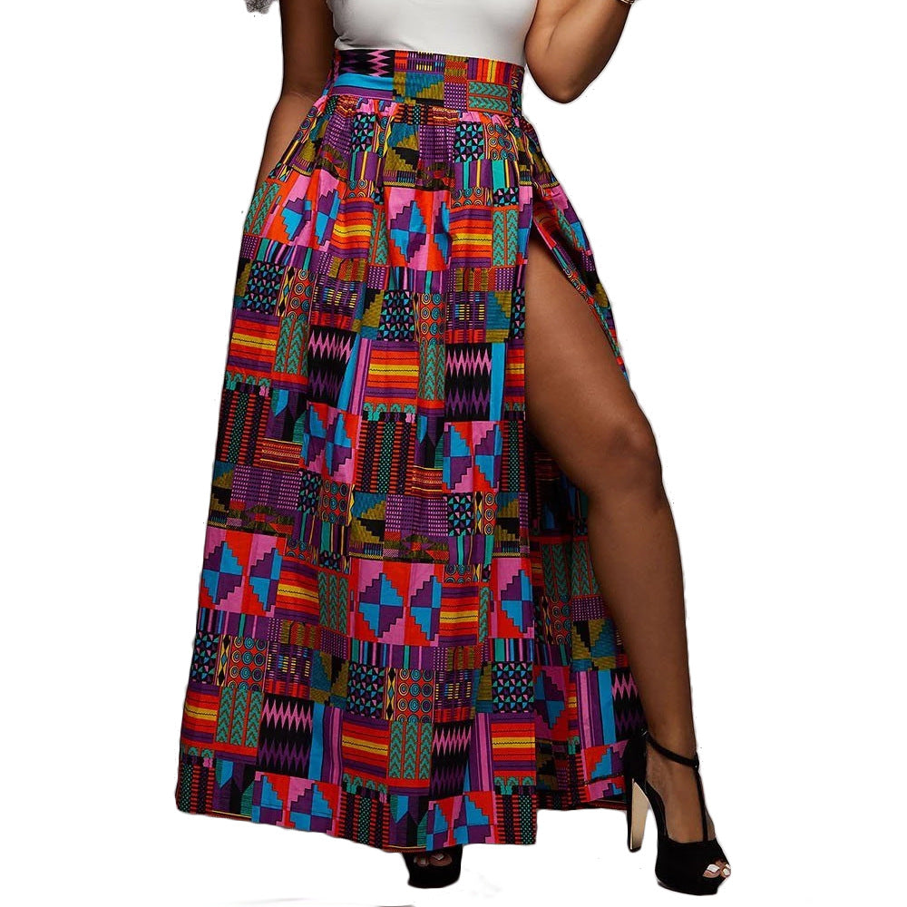 New Cross Border European And American Skirt Printed Skirt African Women''s Wea