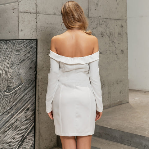 Sexy one-shoulder dress