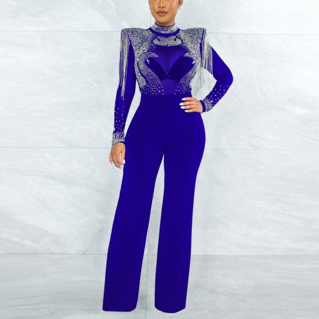 Evening Night Party Club Rompers Jumpsuit